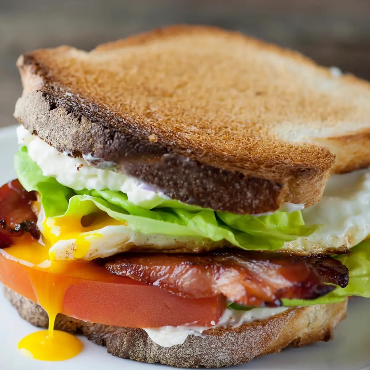 Egg Cheese & Meat Sandwich