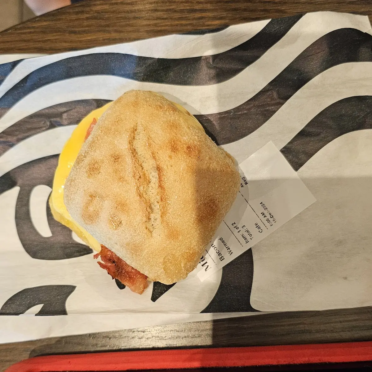 Bacon Gouda and Egg Cheese Sandwich