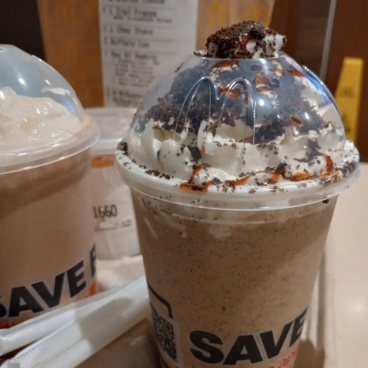 Caramel Frappe Add Oreo