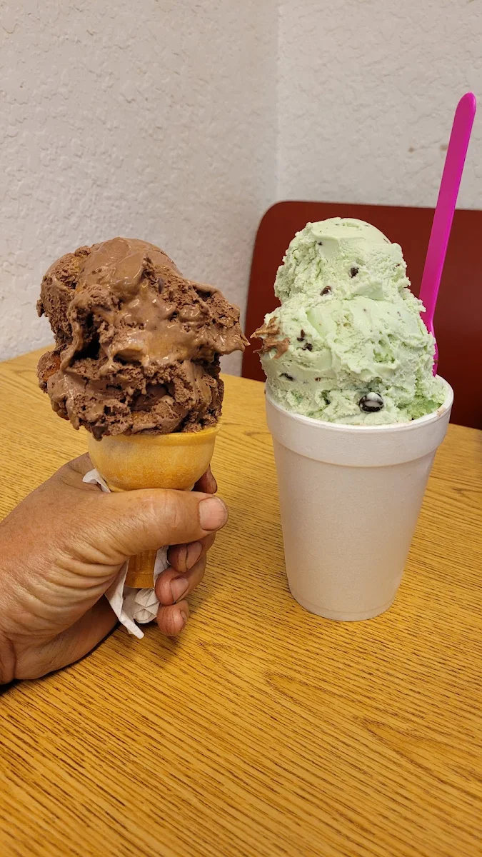 German Chocolate Cake and Mint Chocolate Chip
