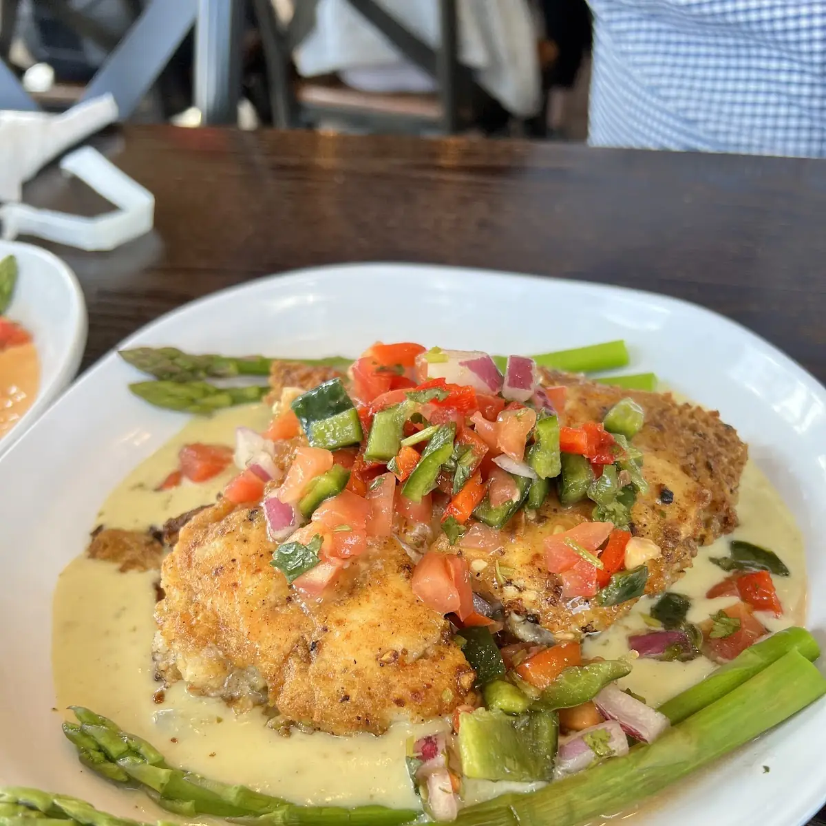 Pistachio Chicken with Salsa Verde