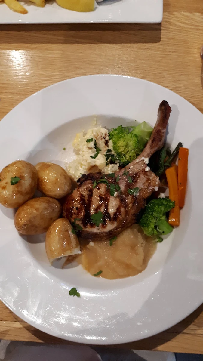 Pork Cutlet with Vegetables, Maldon Hotel