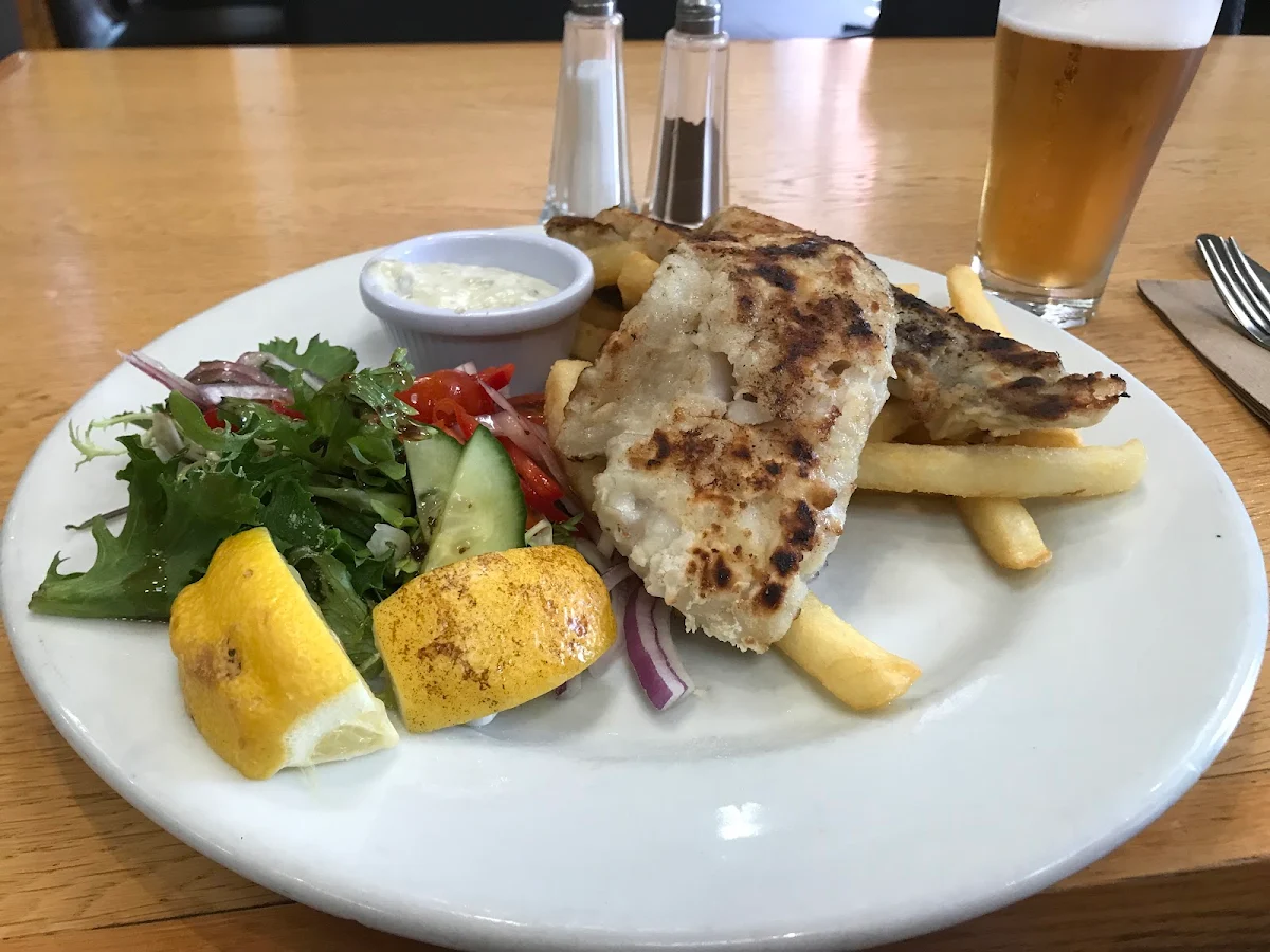 Whiting Chips & Salad, Maldon Hotel