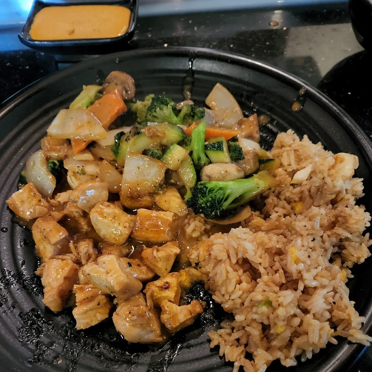 Chicken Hibachi with Fried Rice
