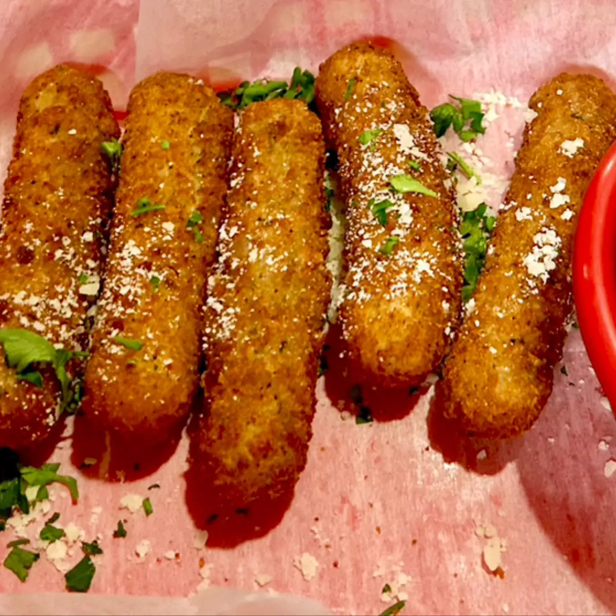 Mozzarella Cheese Sticks with Marinara Sauce