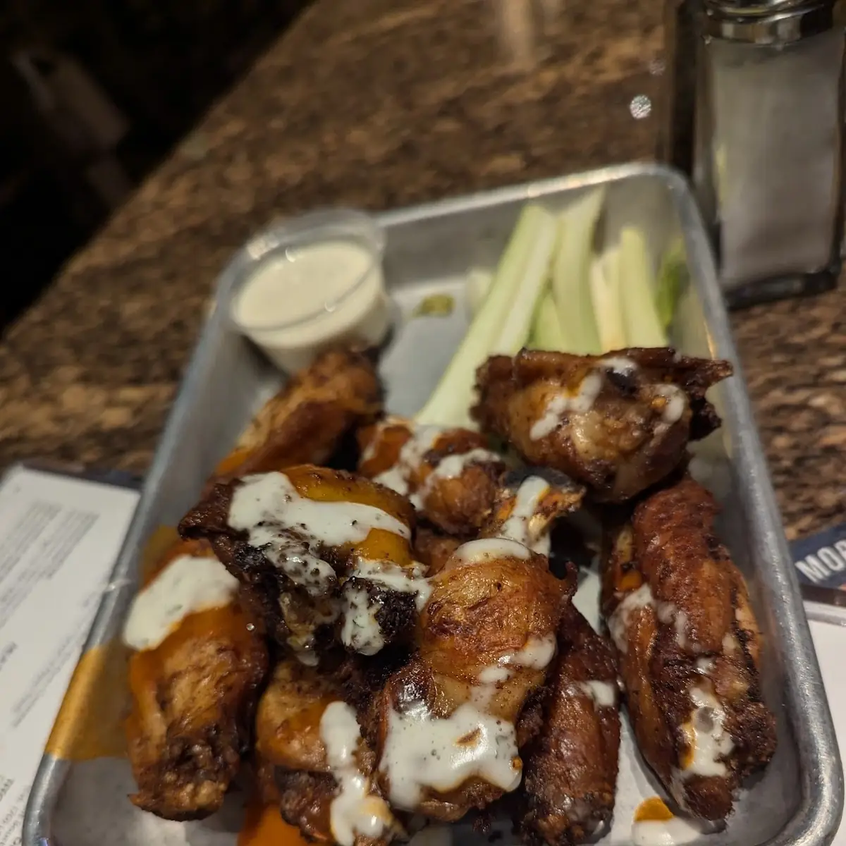 Spicy Buffalo Wings with Ranch