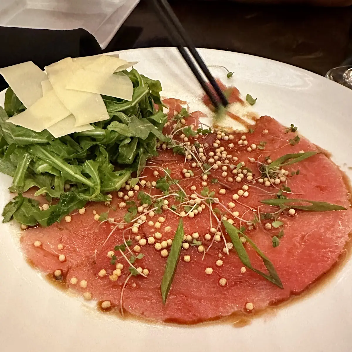 Tuna Carpaccio