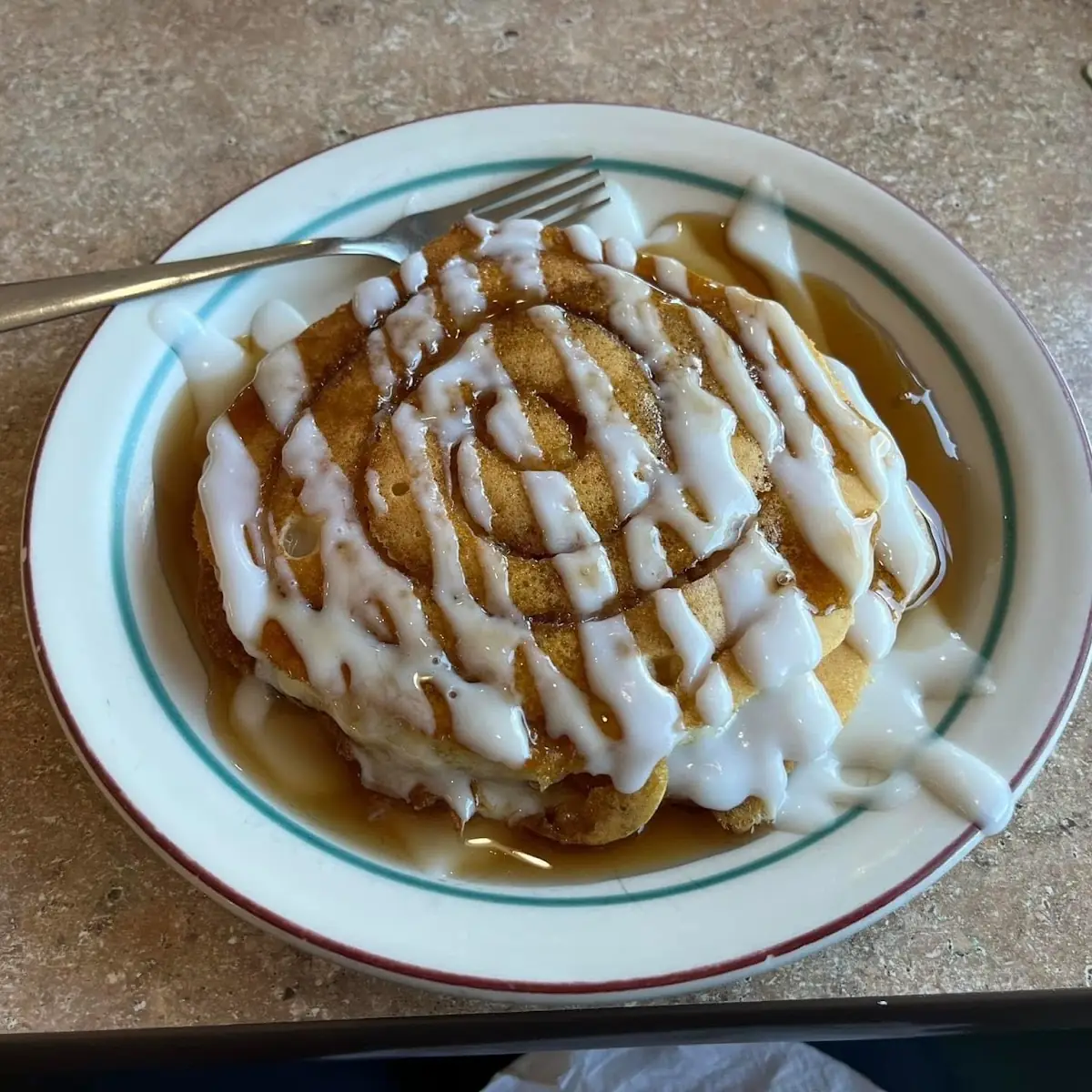 Cinnamon Roll Pancakes