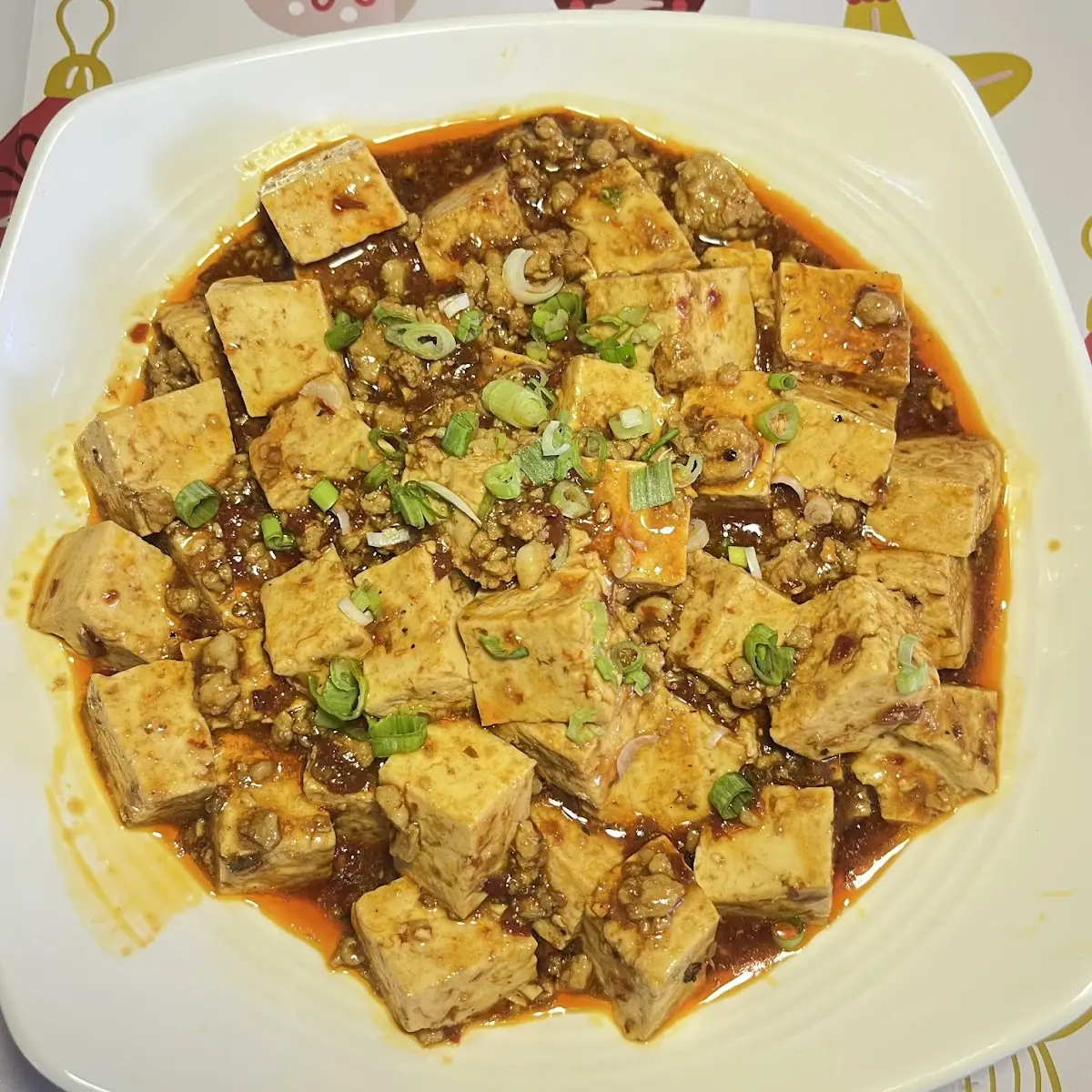 Bean Curd with Vegetable in Szechuan Sauce