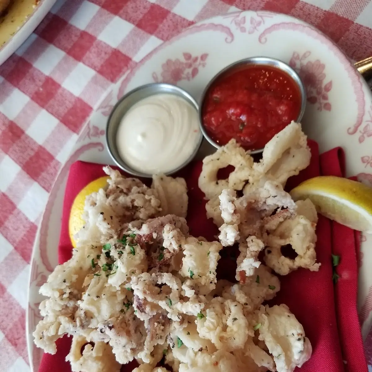 Fried Calamari with Dipping Sauces