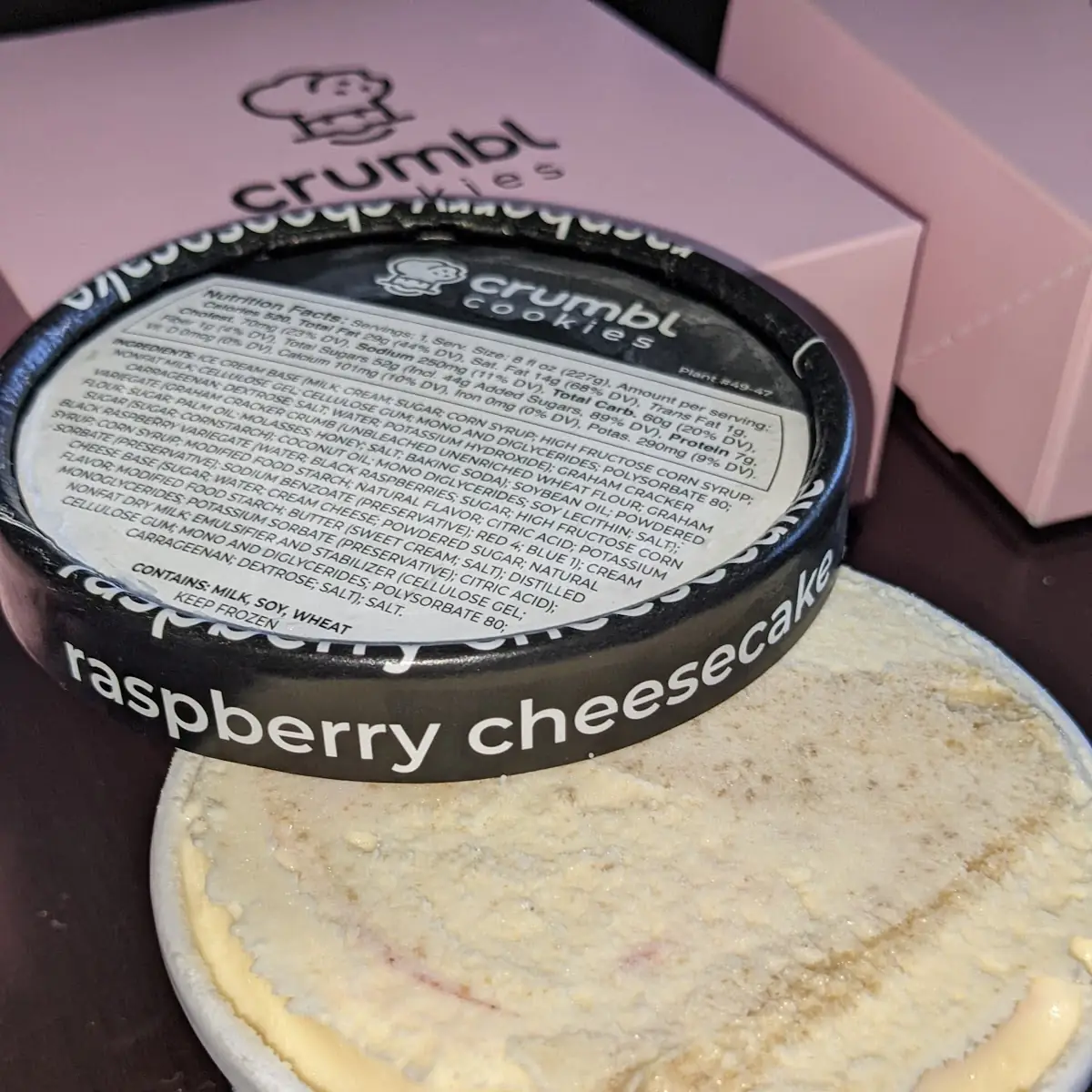 Raspberry Cheesecake Ice Cream