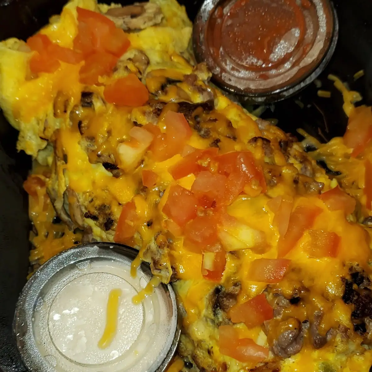 Steak Omelet from IHOP with Added Steak