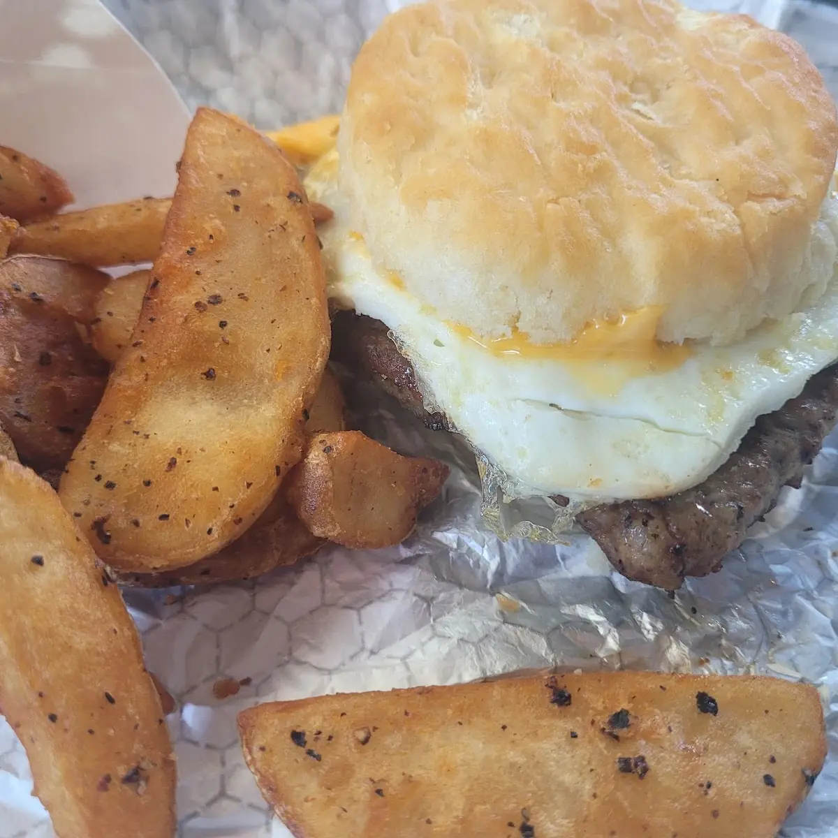 Sausage Egg & Cheese Biscuit