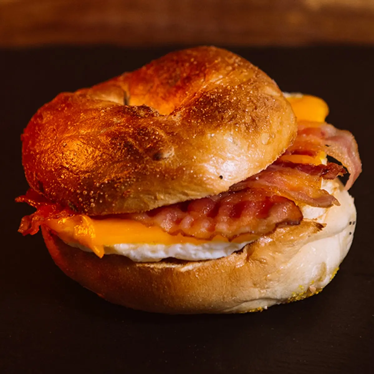 Ham Egg & Cheese Breakfast Sandwich