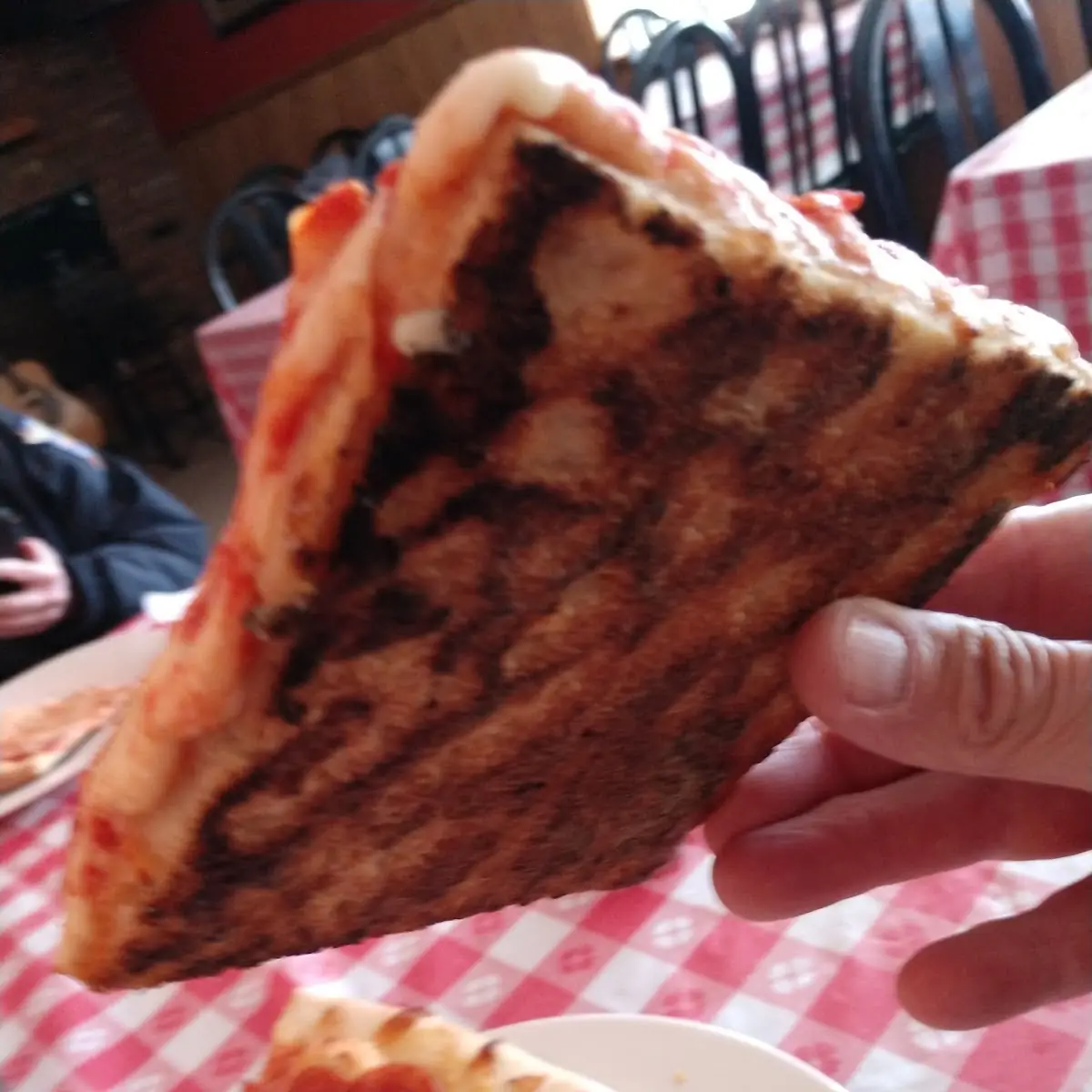 Sicilian Cheese Pizza Slice