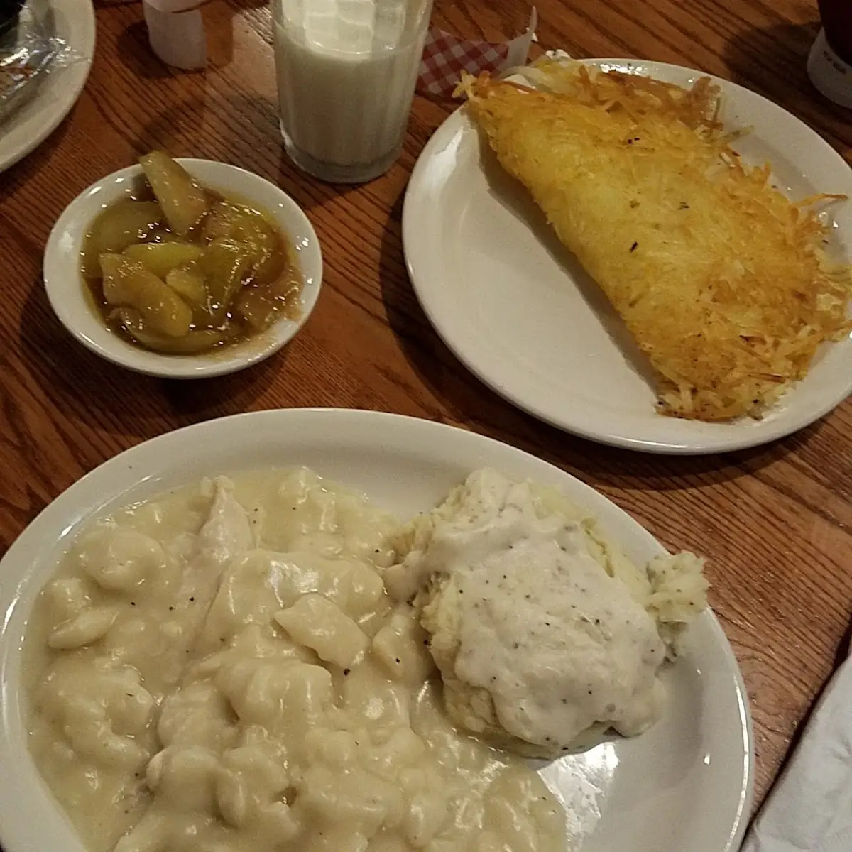 Chicken and Dumplings with Mashed Potatoes