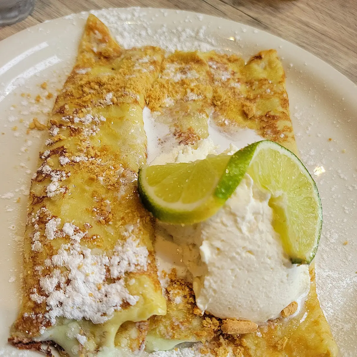 Key Lime Crepes