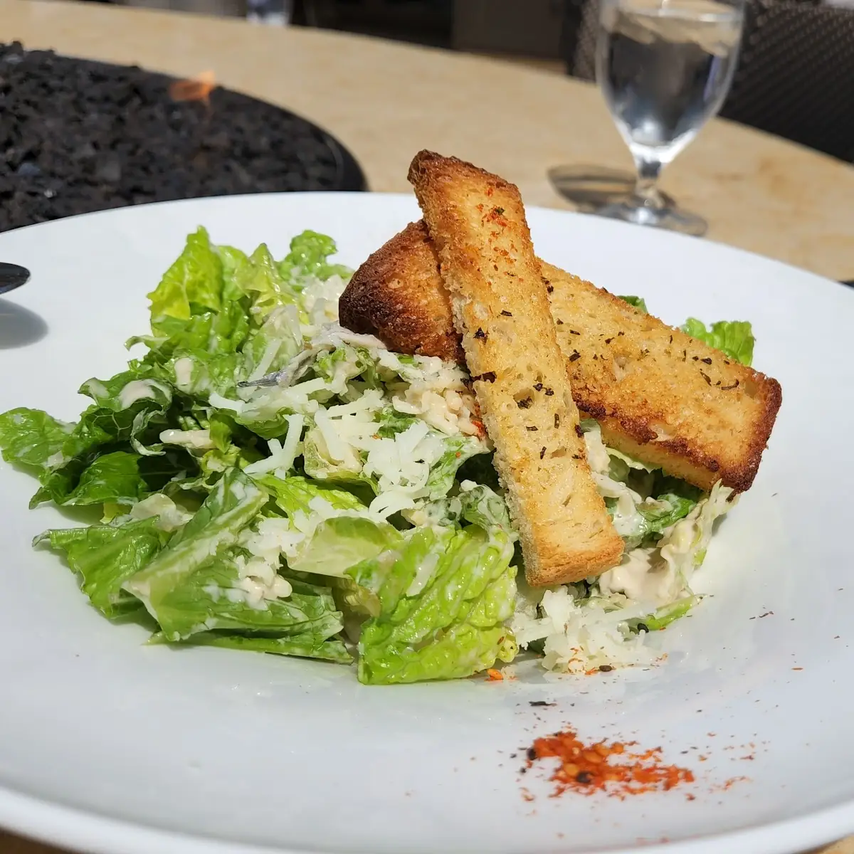 Manchego Cheese Caesar Salad