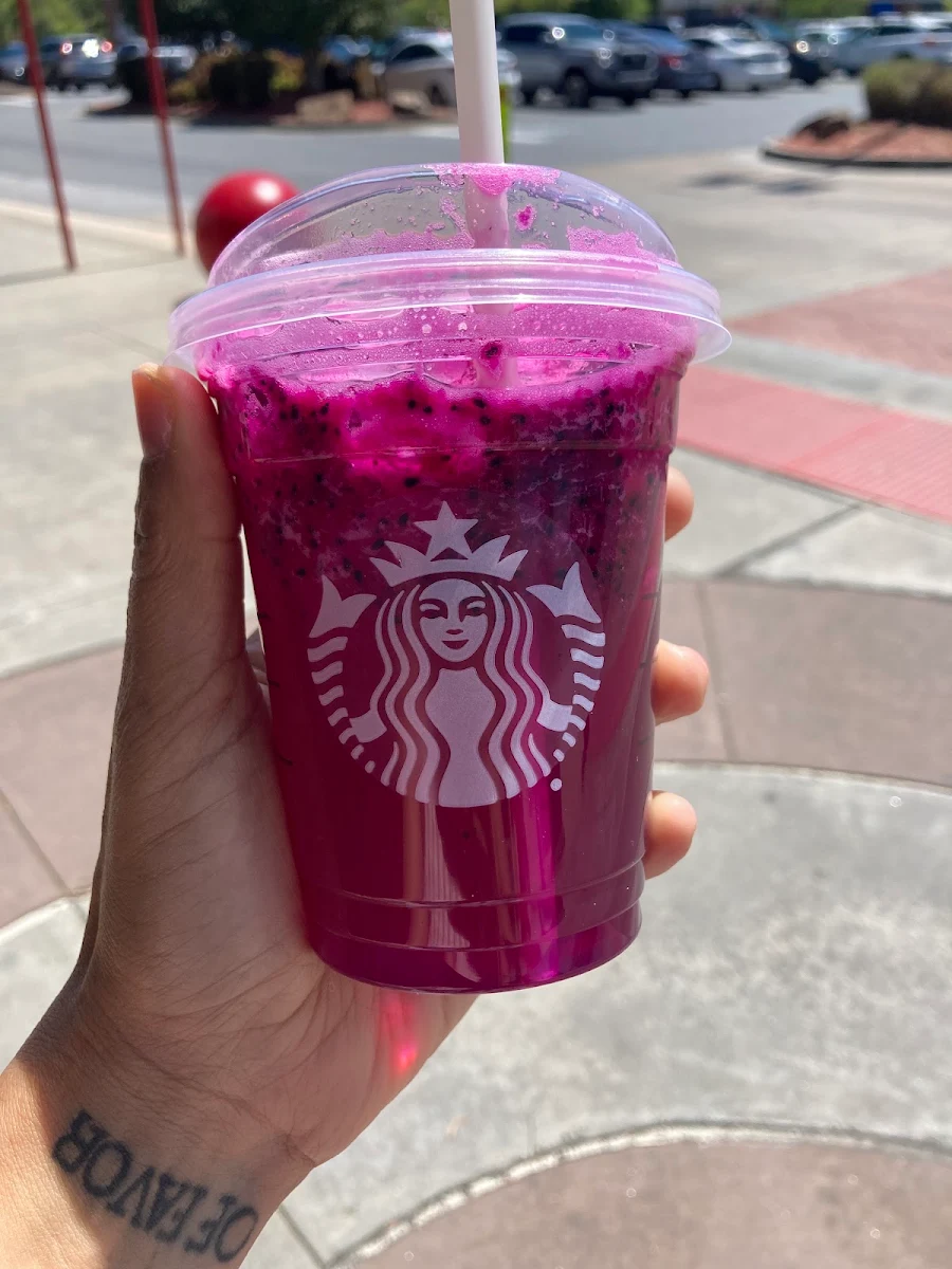 Mango Dragon Fruit Lemonade Refresher