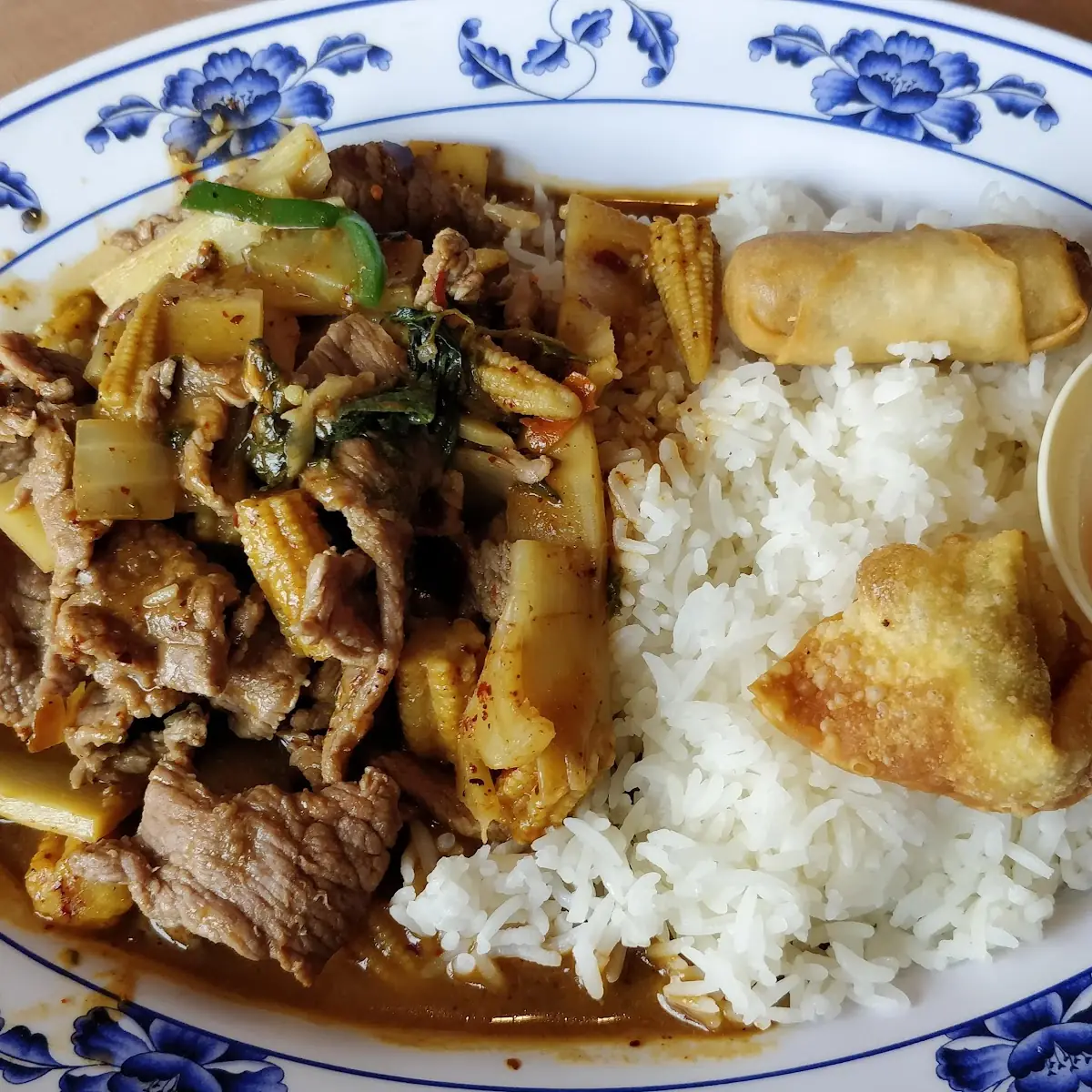 Beef with Basil Leaves