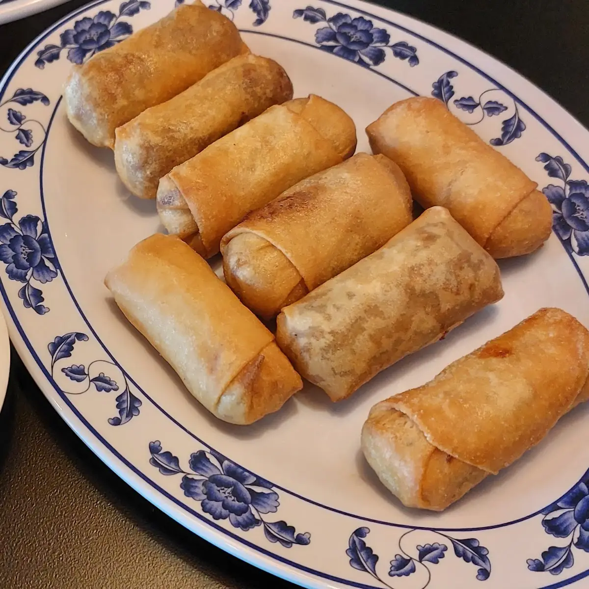 Crispy Fried Spring Rolls with Sweet Sauce