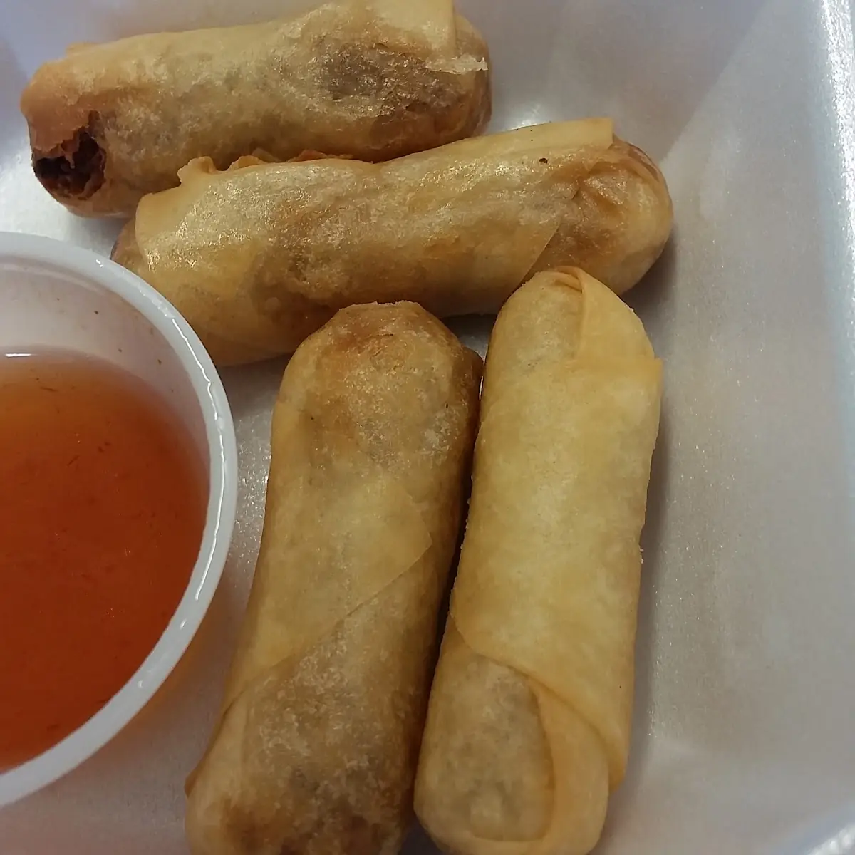 Spring Roll 1 Wonton 1