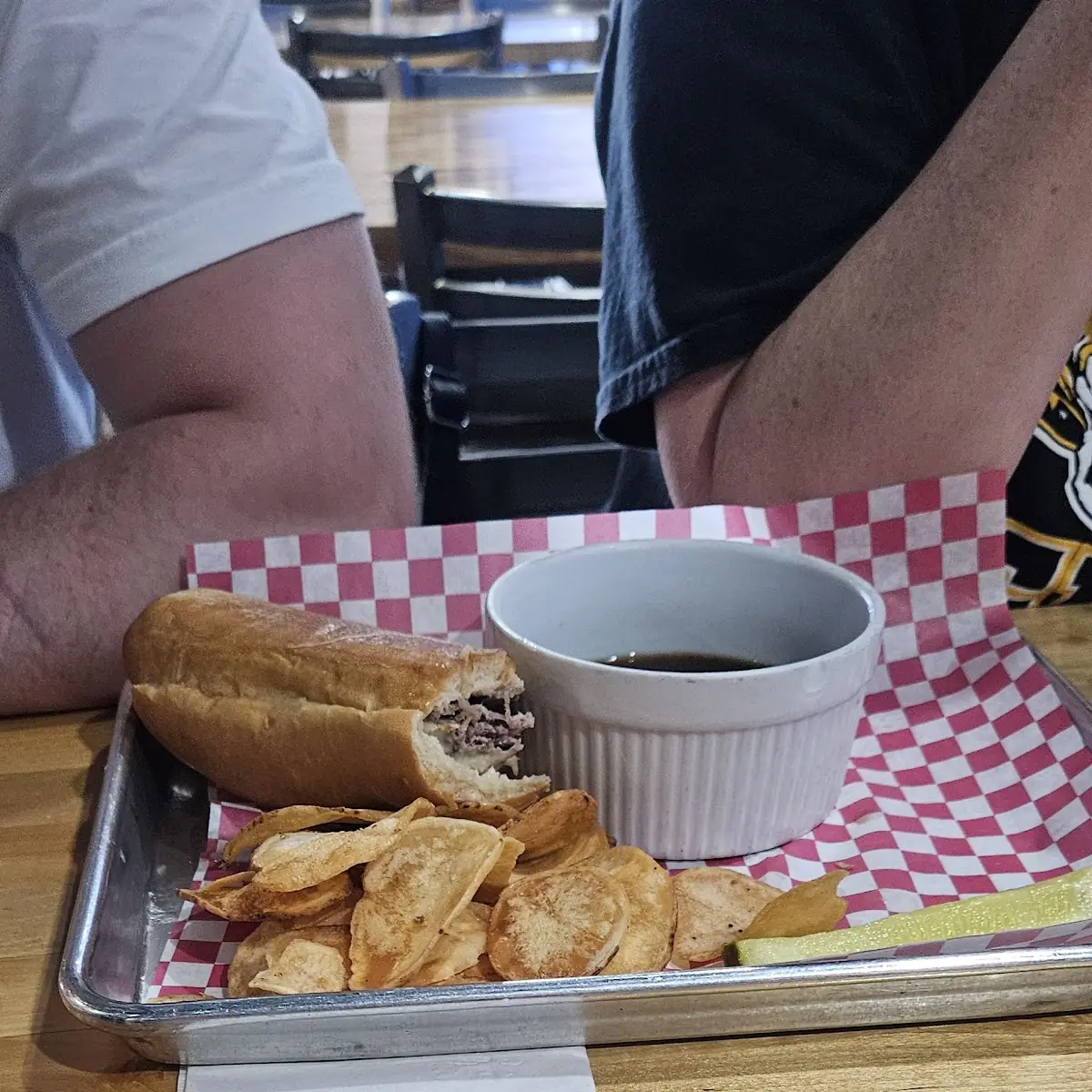 French Dip and Homemade Chips