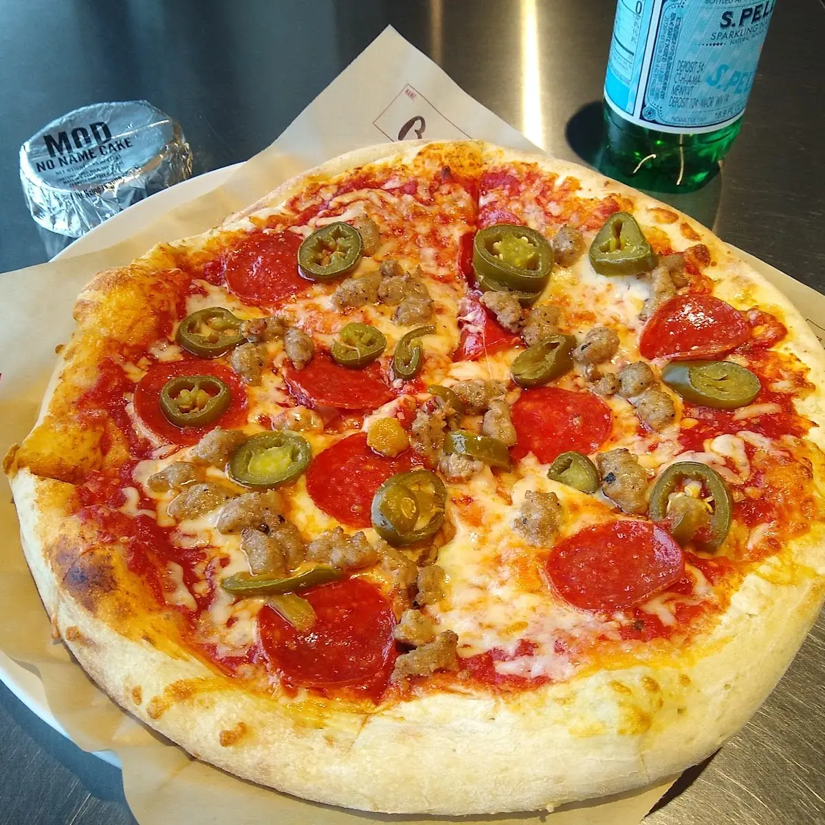 Meat Lovers Pizza with Jalapenos