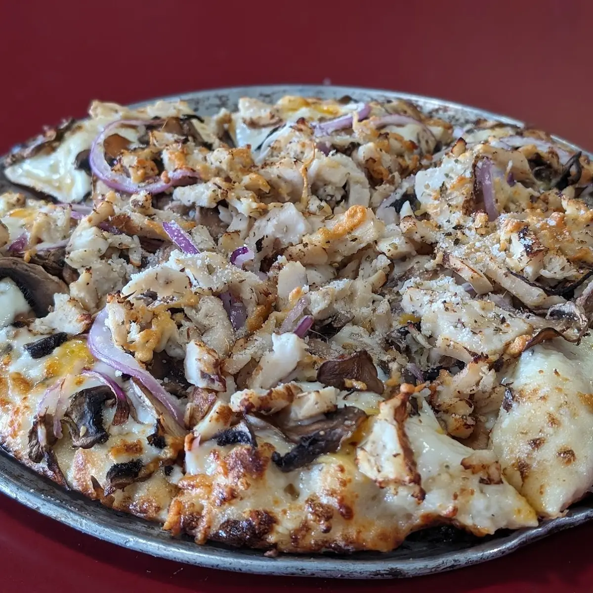 Garlic Chicken Bacon Pizza