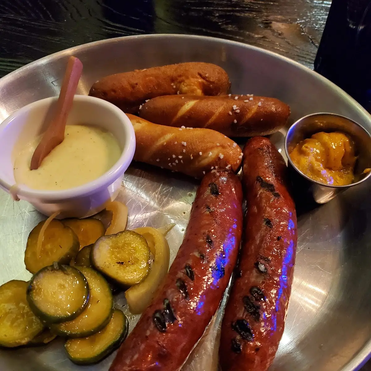 Sausage & Pretzel Board
