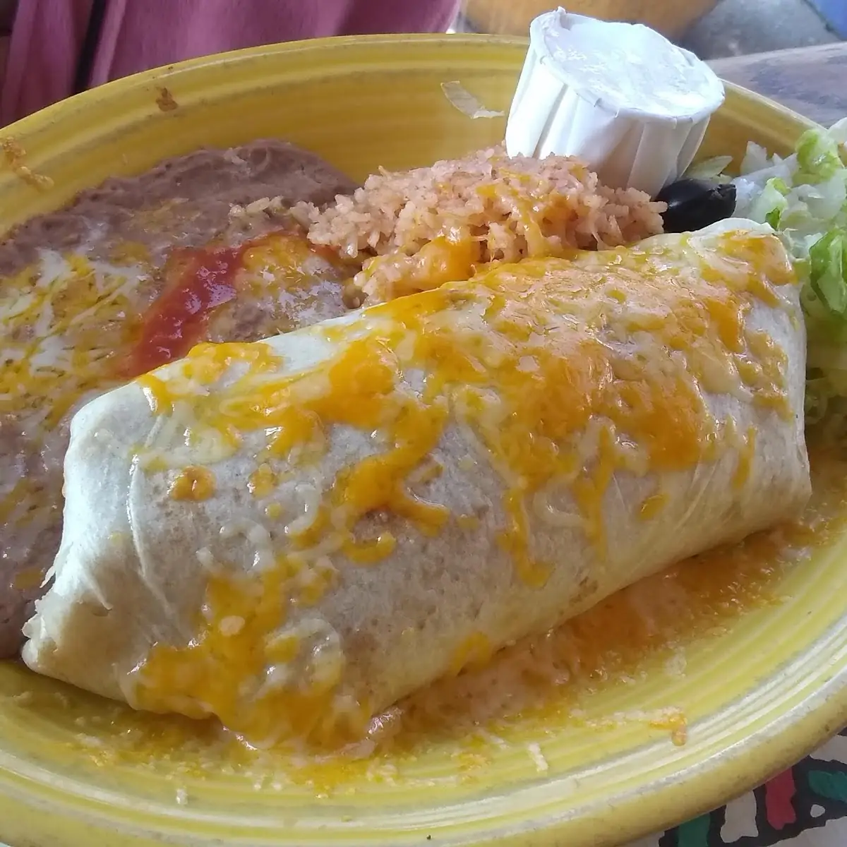 Refried Beans and Spanish Rice
