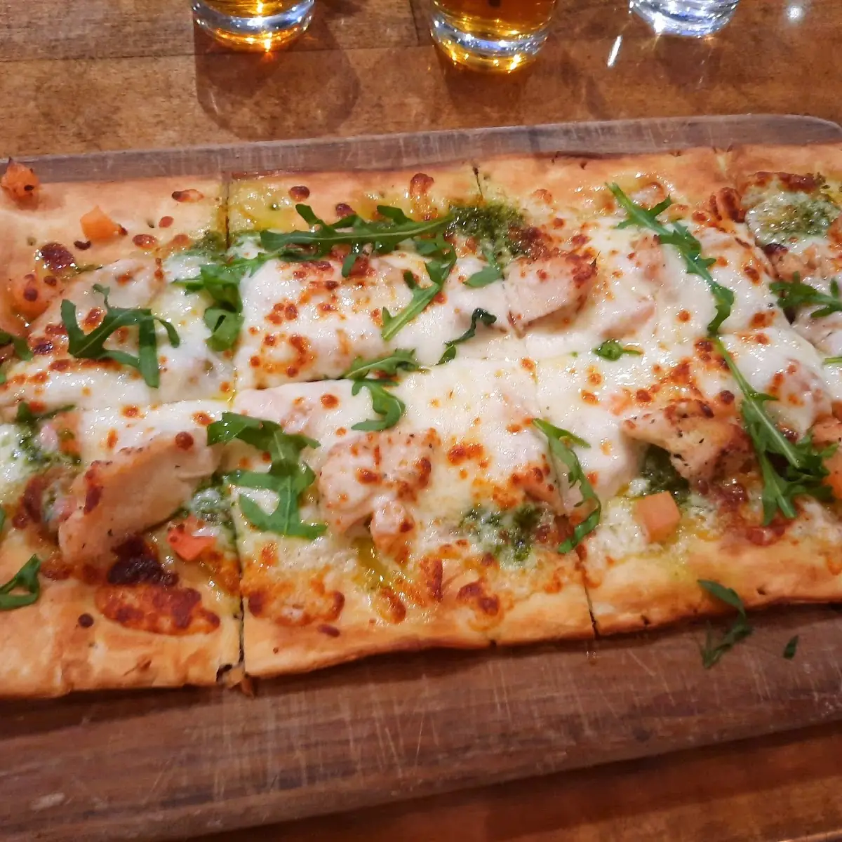 Pesto Chicken Pizza
