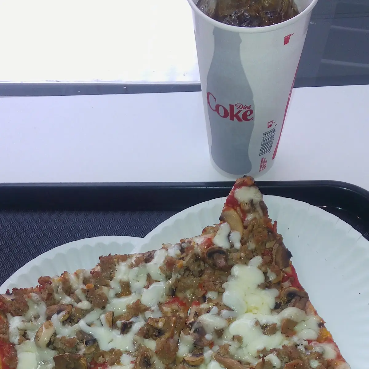 Sausage Pizza Slice