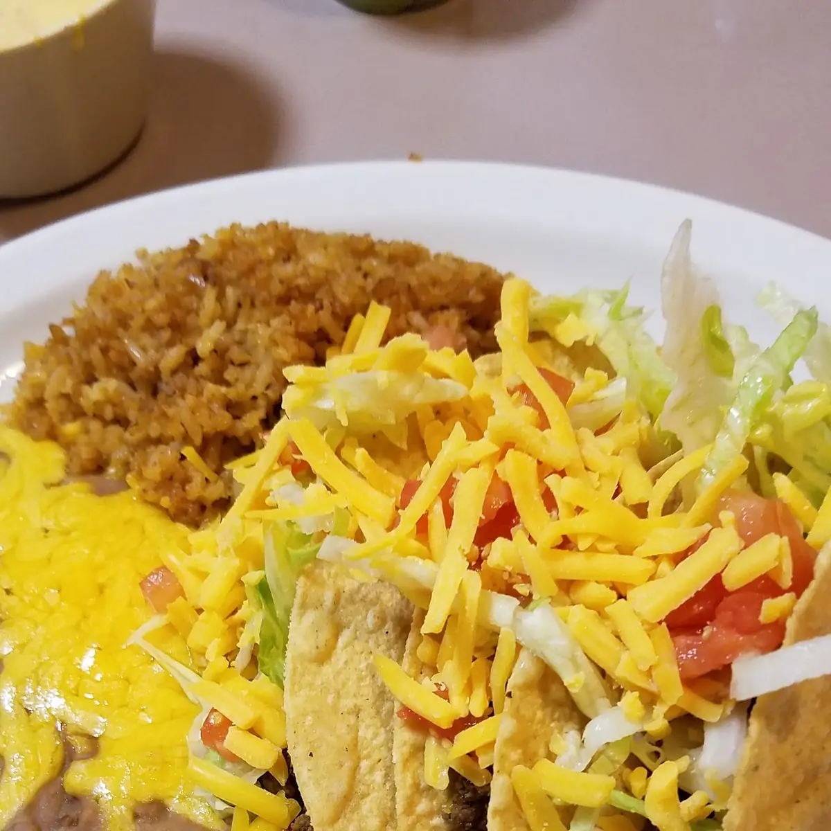 Crunchy Beef Taco Plate