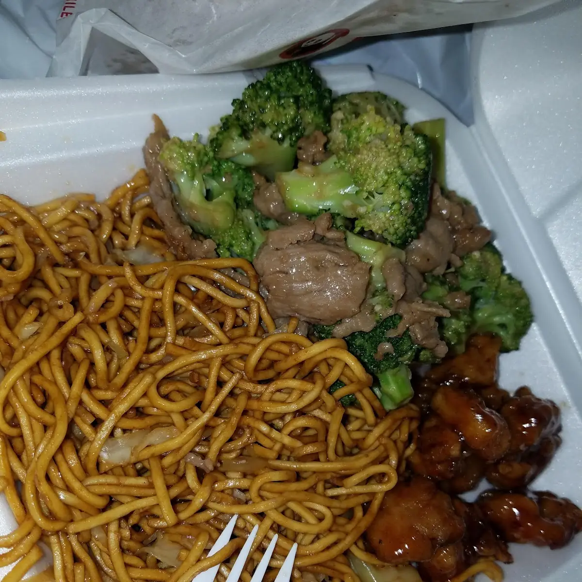 Broccoli Beef Orange Chicken