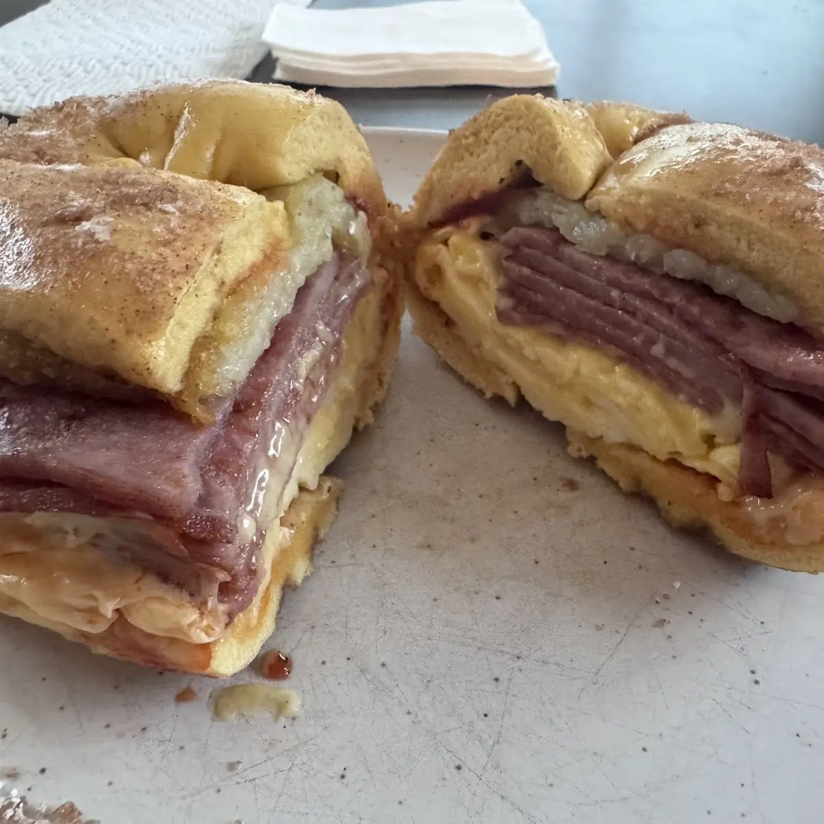 Taylor Ham Egg & Cheese Sanwich