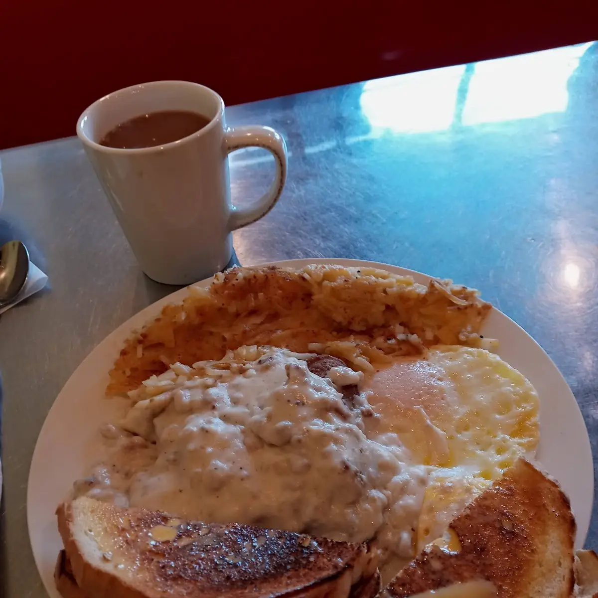 Chicken Fried Steak and Eggs