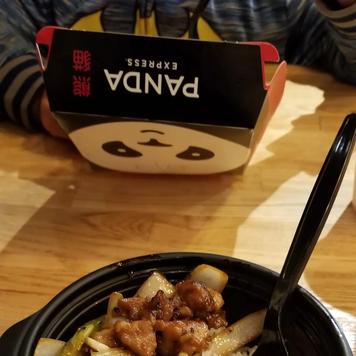 Black Pepper Chicken with White Rice