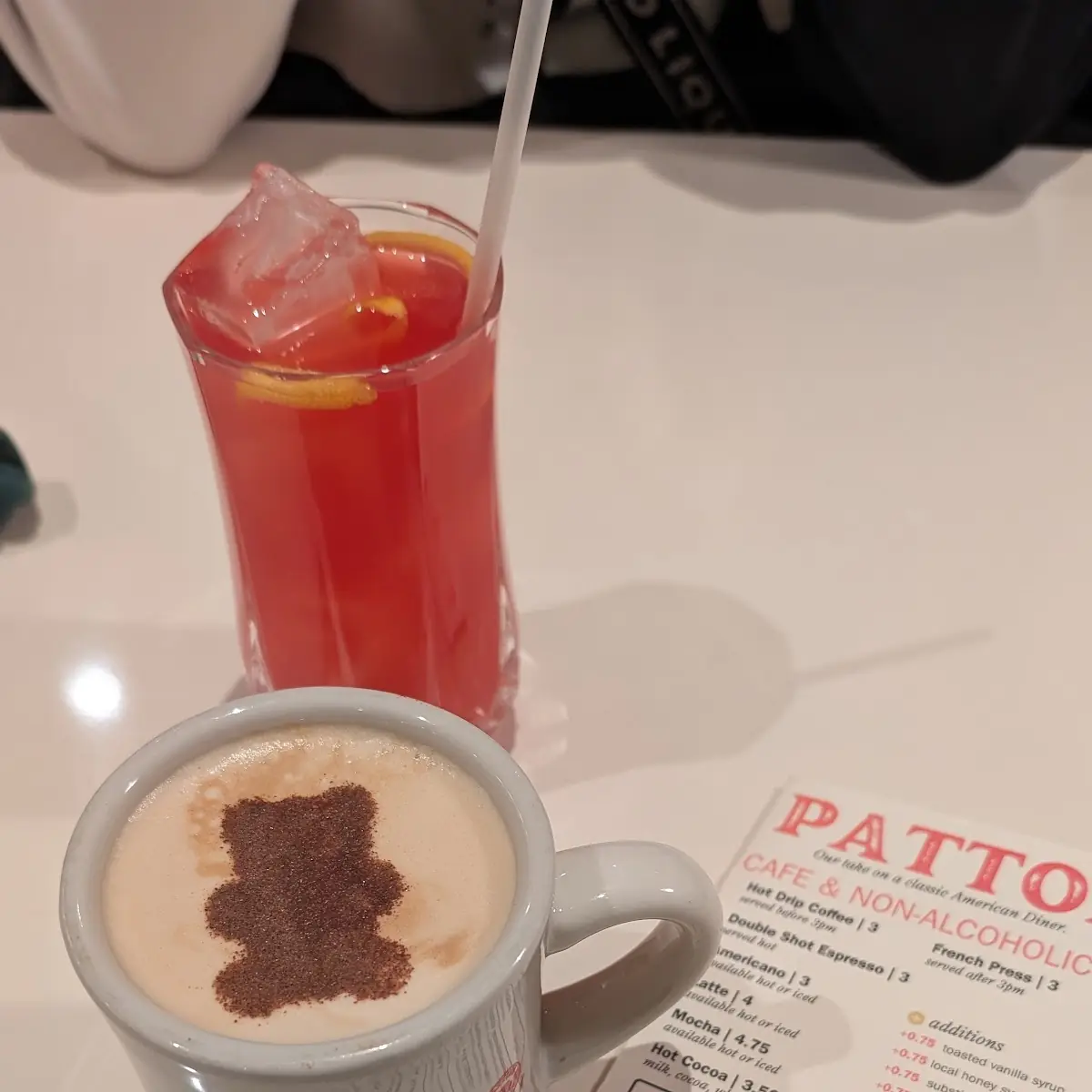 Hot Teddy Graham Latte