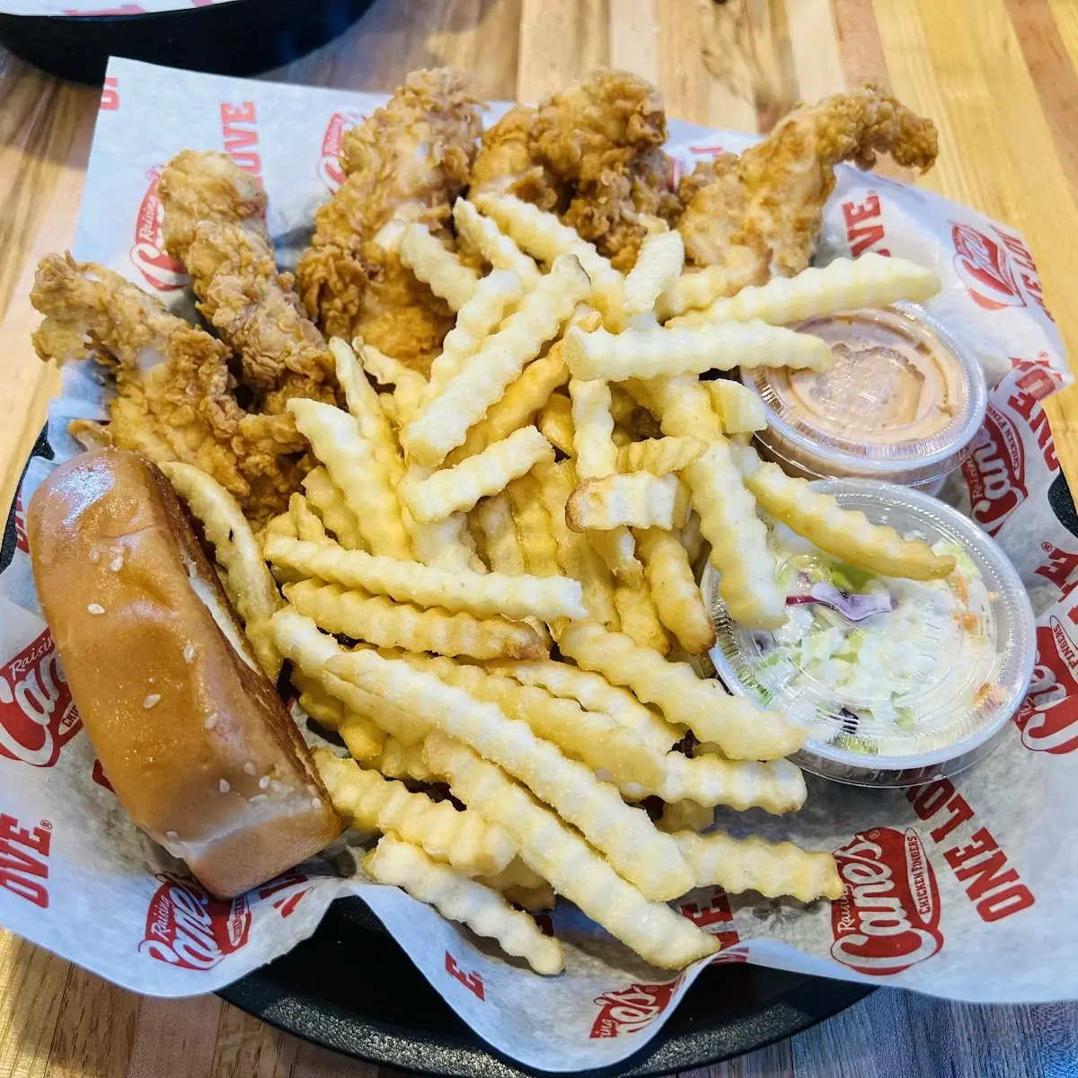 Fried Chicken and Crinkle Fries