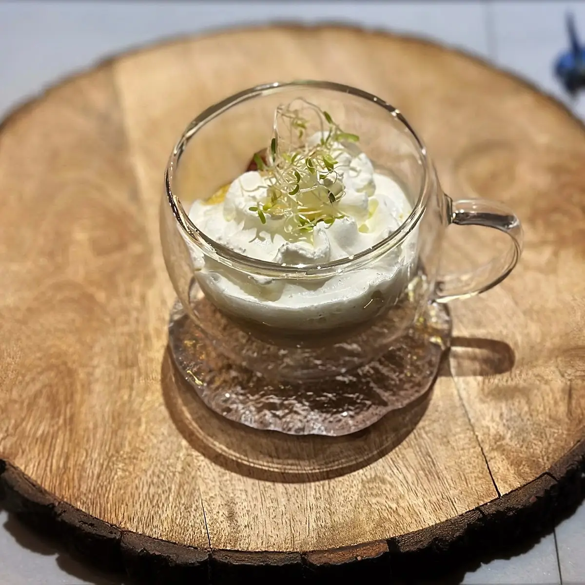 Edamame Lobster Biscuit Cappuccino