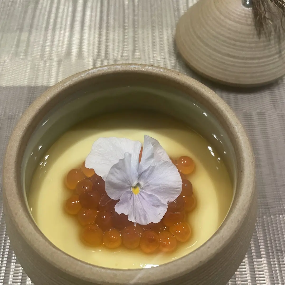 Savory Egg Custard with Toppings