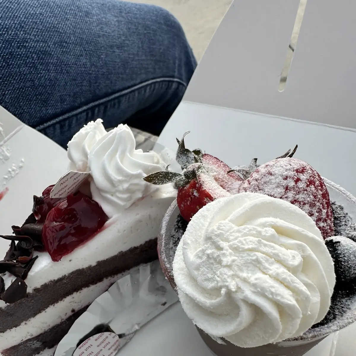 Black Forest Cake and Chocolate Mousse