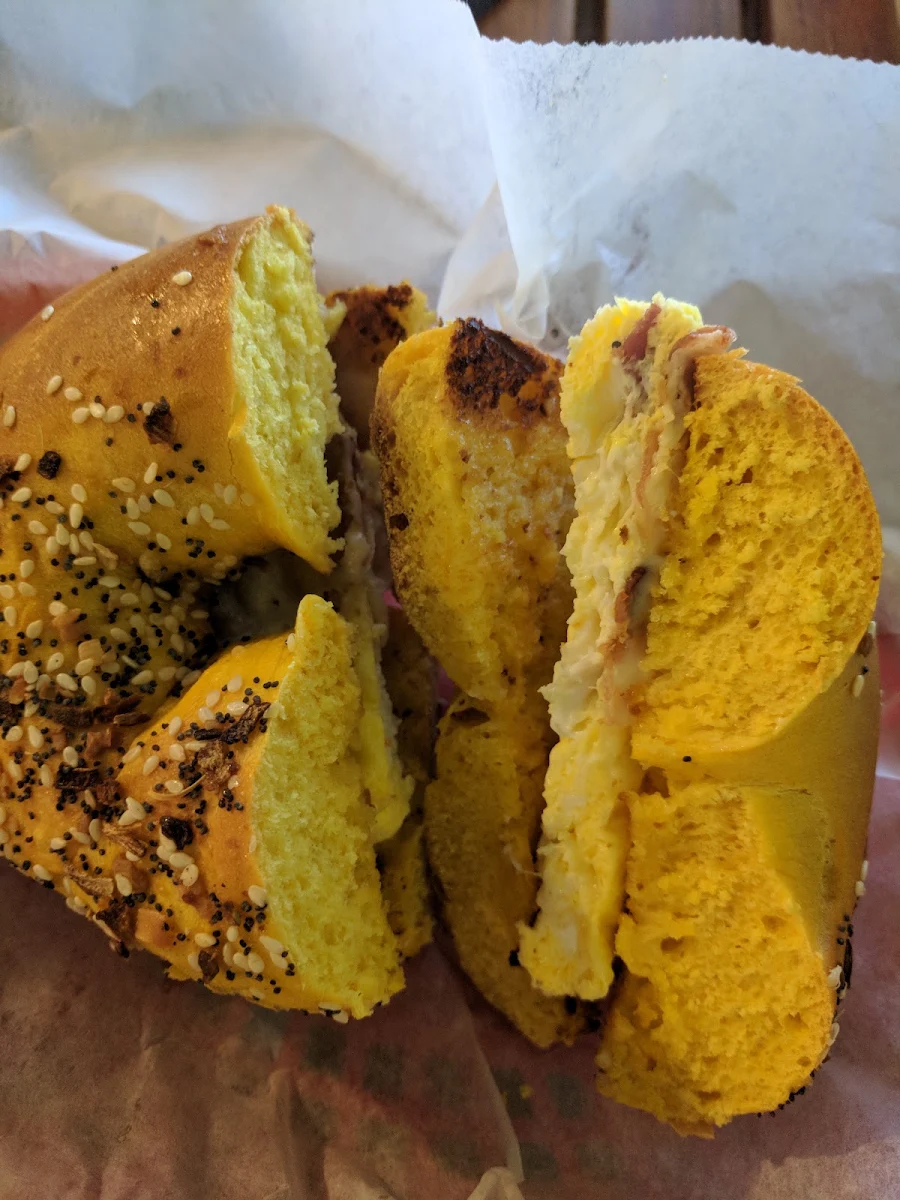 Everything Egg Bagel Sandwich