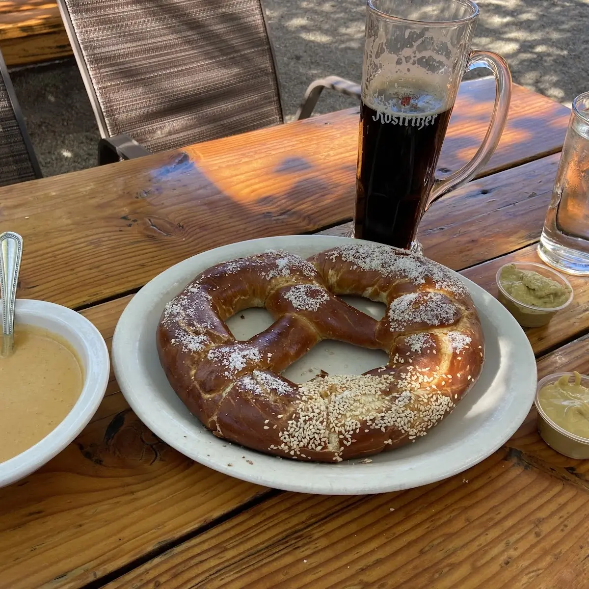 Pretzel and Cheese Sauce