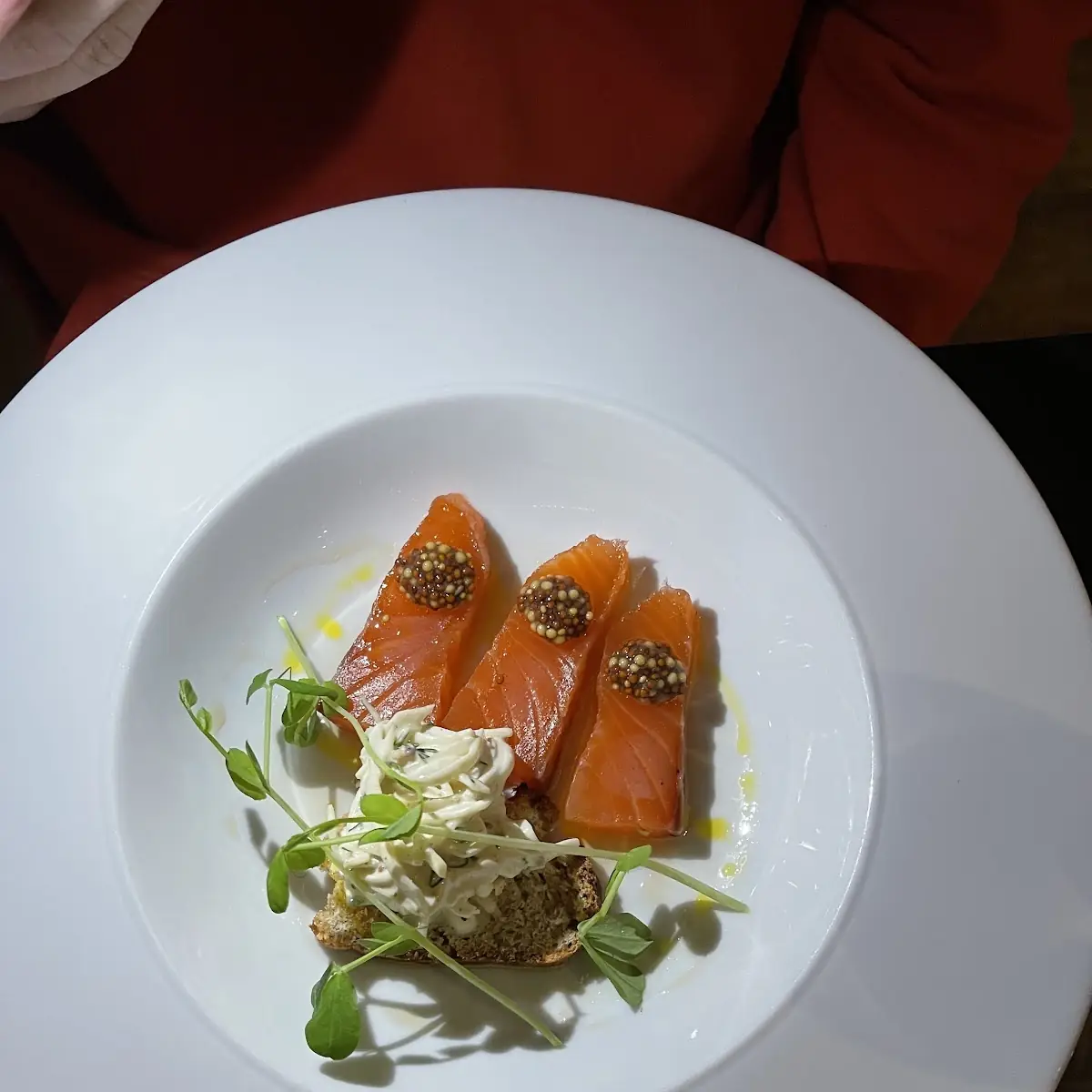 Cured Salmon, Treadwell Cuisine