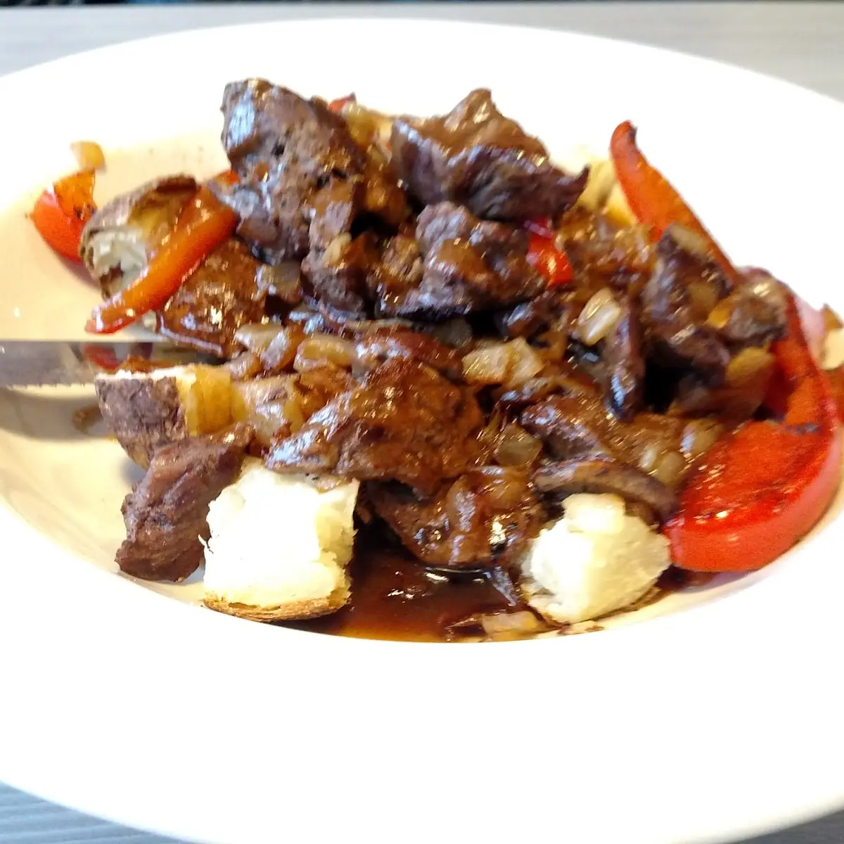 Pepper Steak Plate