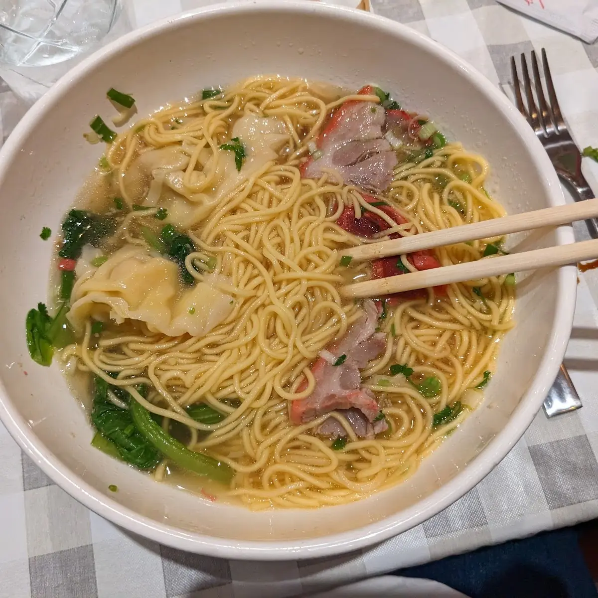 Wonton Noodle Soup