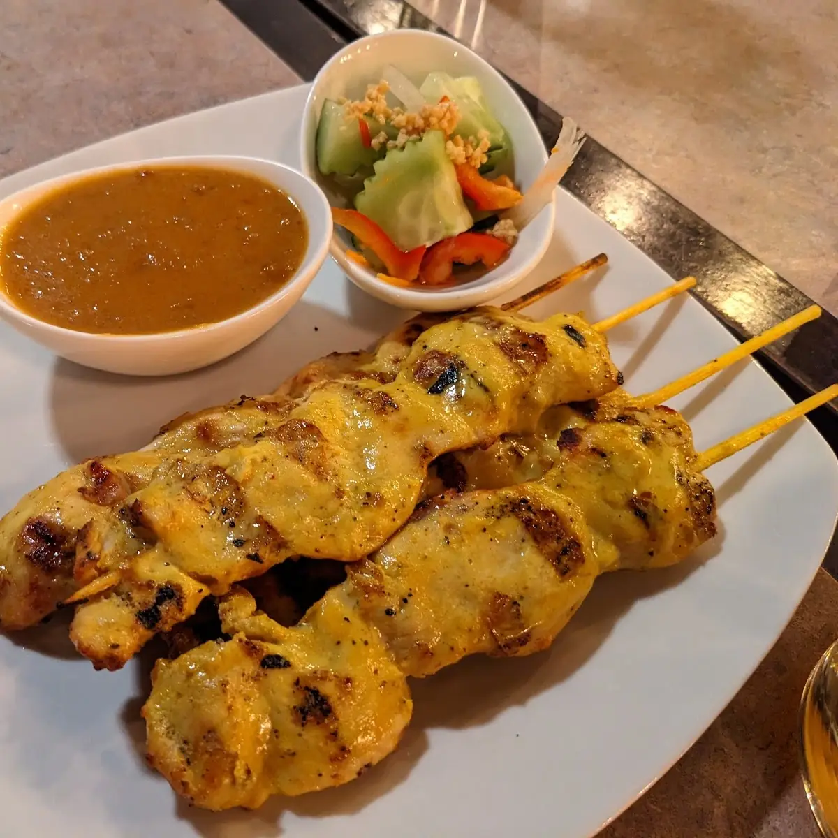 A Grilled Chicken Satay