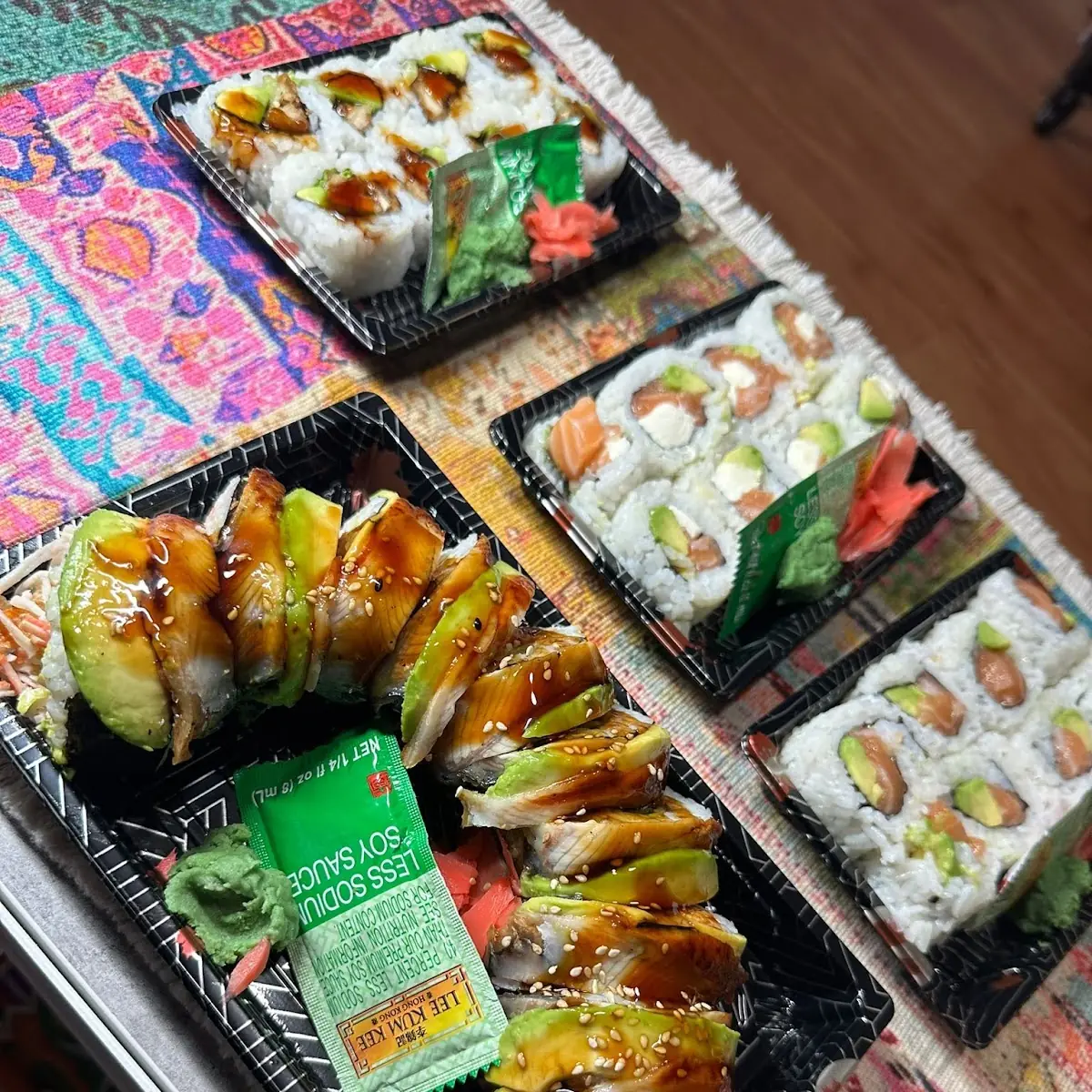 Take Out Sushi Rolls
